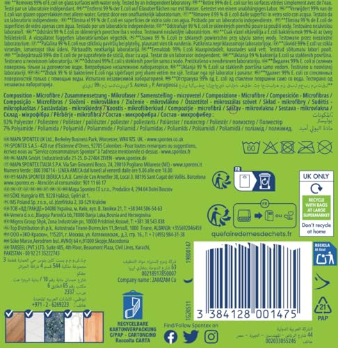 Spontex Easy System Max+ Microfibre Mop Refill - Replacement Pad for Flat Mop 6