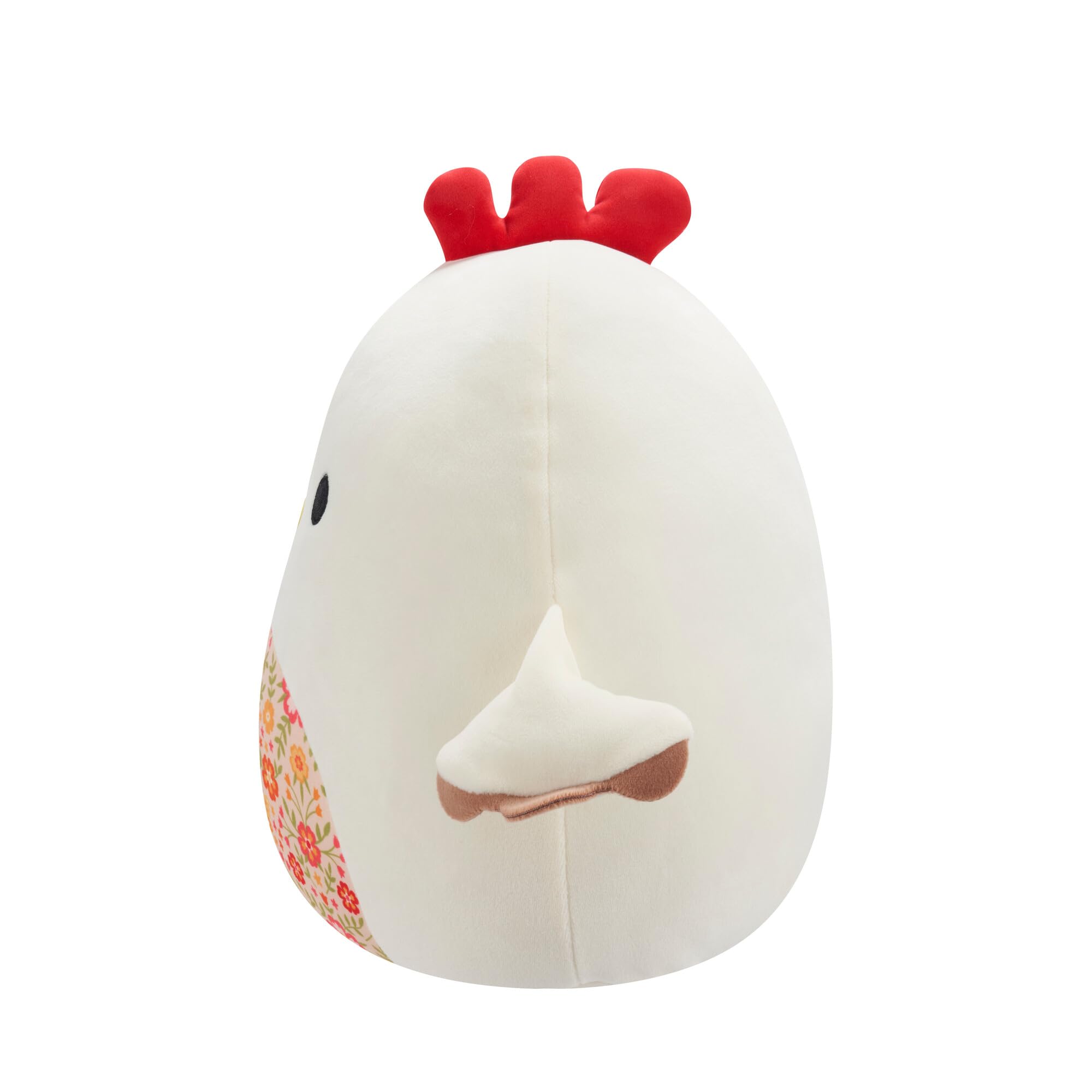 Squishmallows 12-Inch Plush - Todd the Beige Rooster with Floral Belly