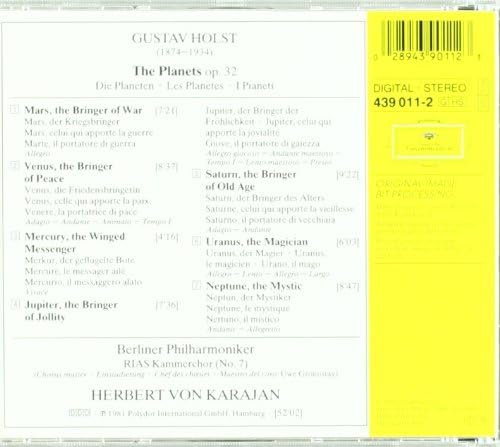 Herbert von Karajan - The Planets [Audio CD]