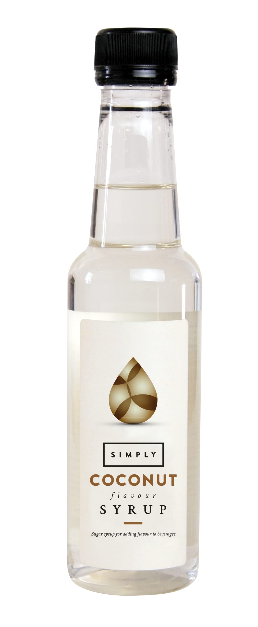 Simply - Coconut Syrup Vegan & Nut Free Flavoured Syrup for Coffee, Cocktails & Baking
