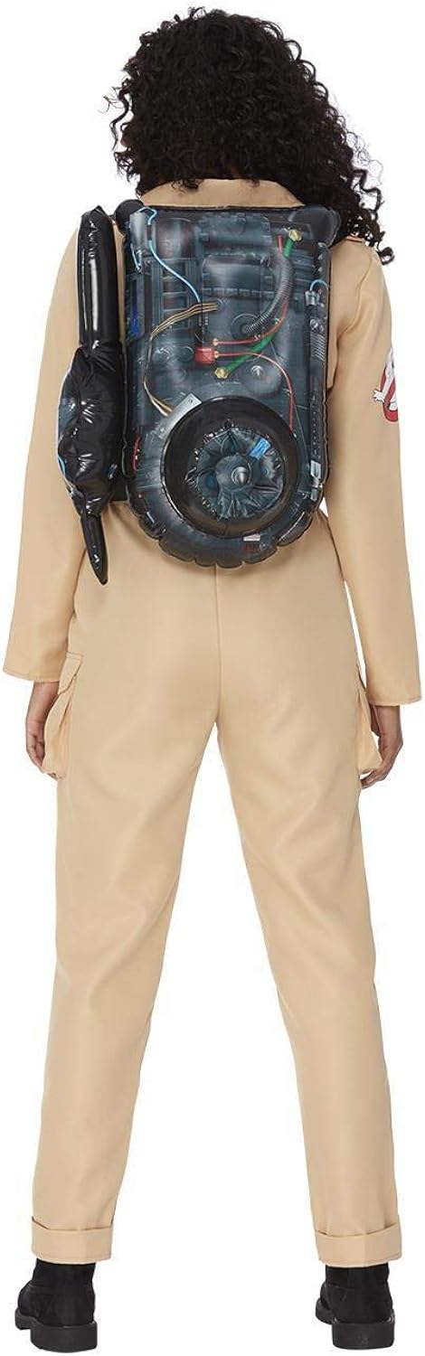 Smiffys Ghostbusters Ladies Costume Jumpsuit with Inflatable Backpack 3
