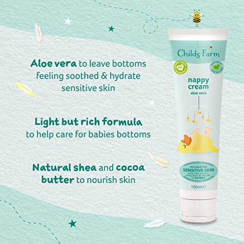 Childs Farm - Baby Nappy Cream Aloe Vera Nappy Cream (100ml) (‎100111396) 5