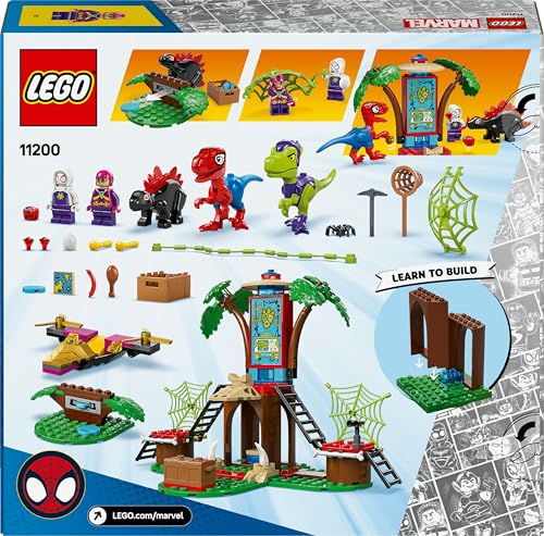 LEGO Marvel Spidey and Gobby’s Raptor Battle at Tree House HQ - Building Playset for Ages 4+ 11
