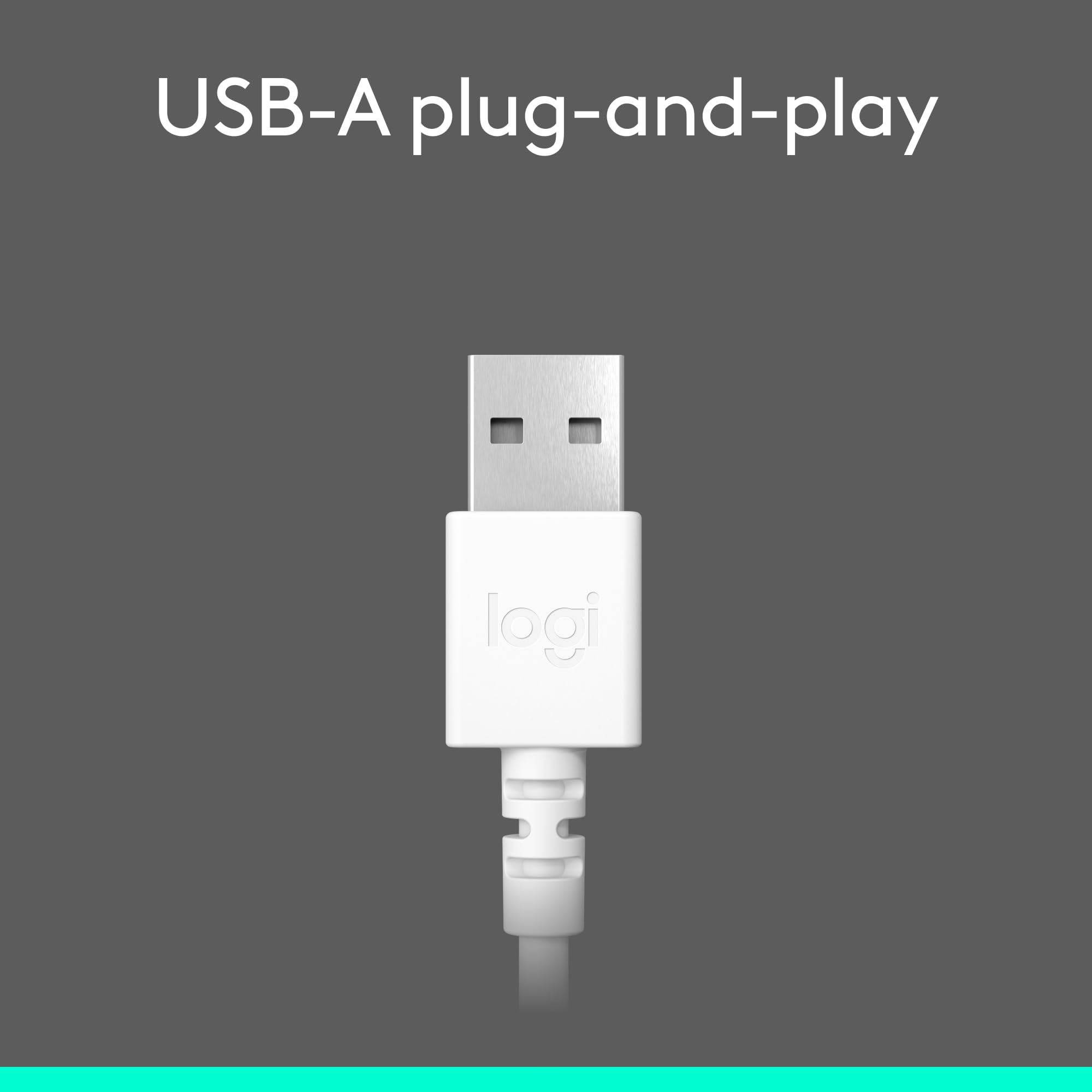 Logitech H390 Wired USB Headset with Noise-Cancelling Mic for PC, Chromebook, Laptop - Stereo Sound, In-line Controls, 1.9m Cable 14