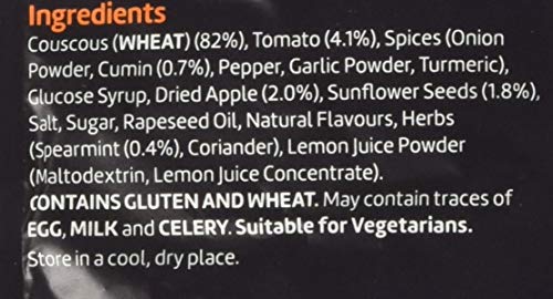 Ainsley Harriott Moroccan Medley Couscous - Savoury Flavoured Instant Couscous, 100g, Pack of 12 6