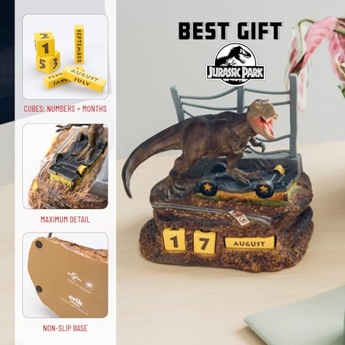 Grupo Erik Jurassic Park T-Rex 3D Perpetual Flip Calendar 10