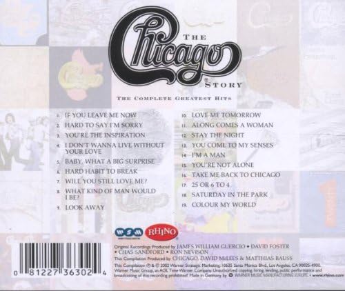 Chicago - The Chicago Story: Complete Greatest Hits [UK Version] [Audio CD]