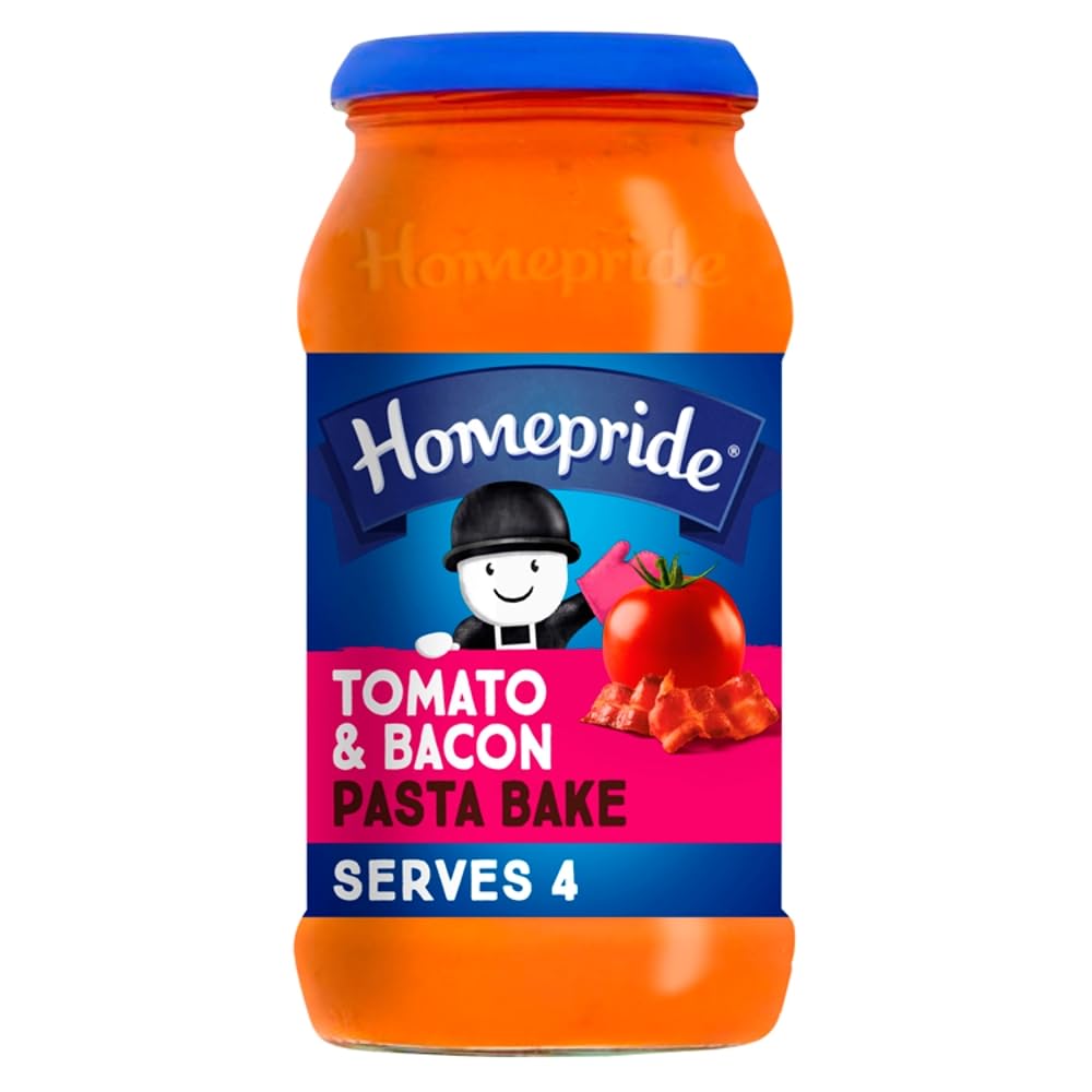 Homepride Tomato & Bacon Pasta Bake Sauce, 485g Jar