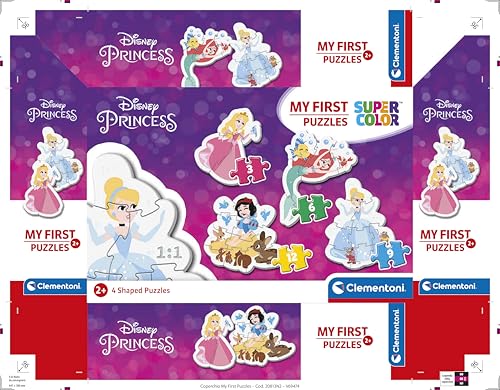 Clementoni My First Puzzle - Disney Princess 3-6-9-12 Piece Jigsaw Set 6