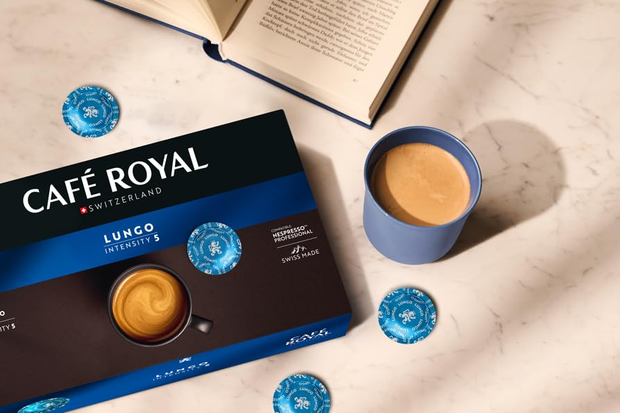 Café Royal Professional Pads, Lungo, 50 Pads – 100 % Arabica, UTZ-zertifiziert, kompatibel mit Nespresso Professional Maschinen 4