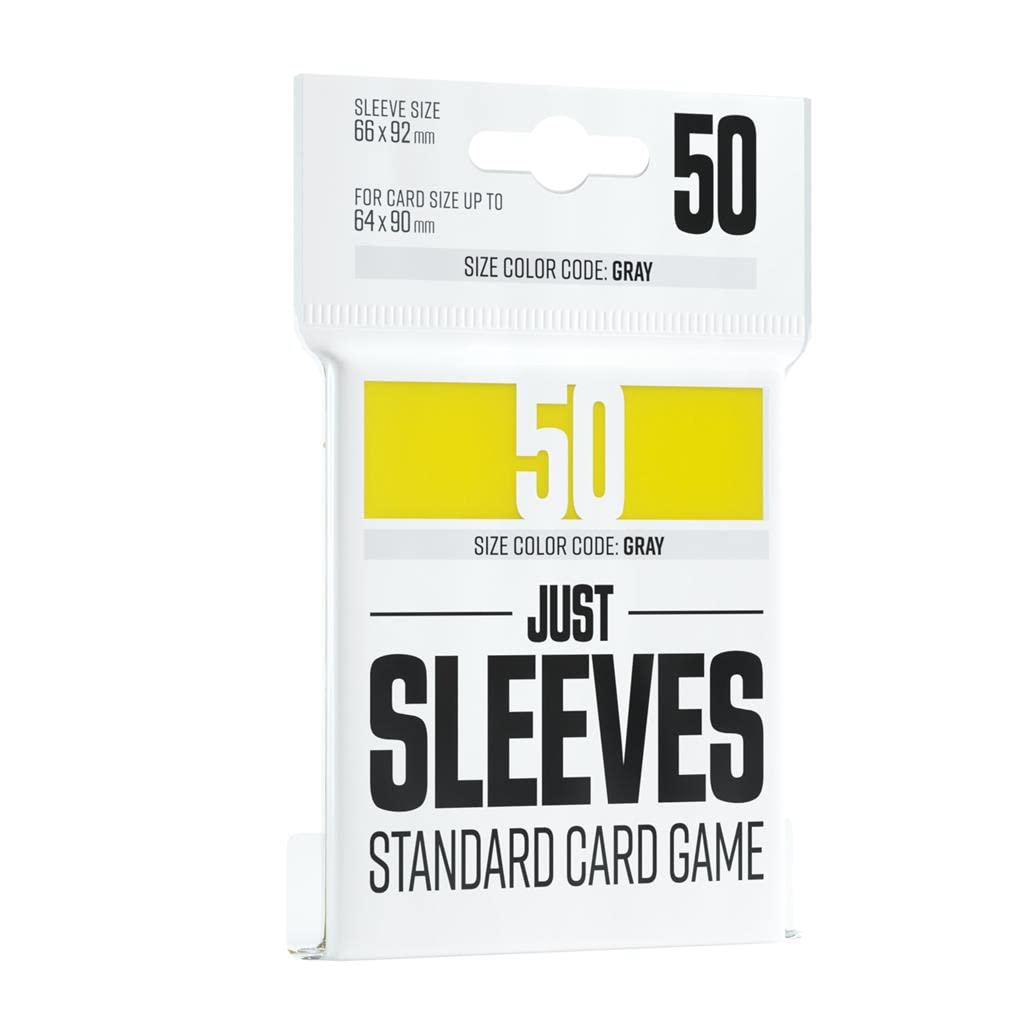 Gamegenic Just Sleeves - Standard Card Game Protection | Yellow | 50 Count
