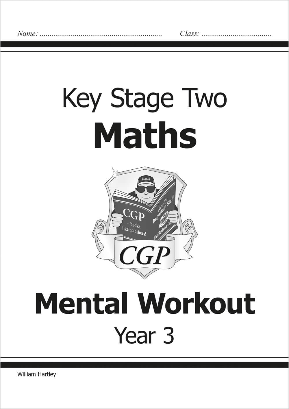 CGP KS2 Mental Maths Workout - Year 3 Study Aid | Paperback | Ages 7-8