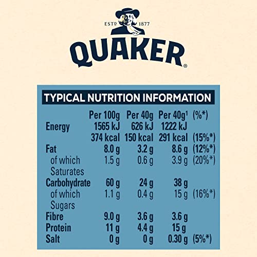 Quaker British Porridge Haferflocken 1kg 9