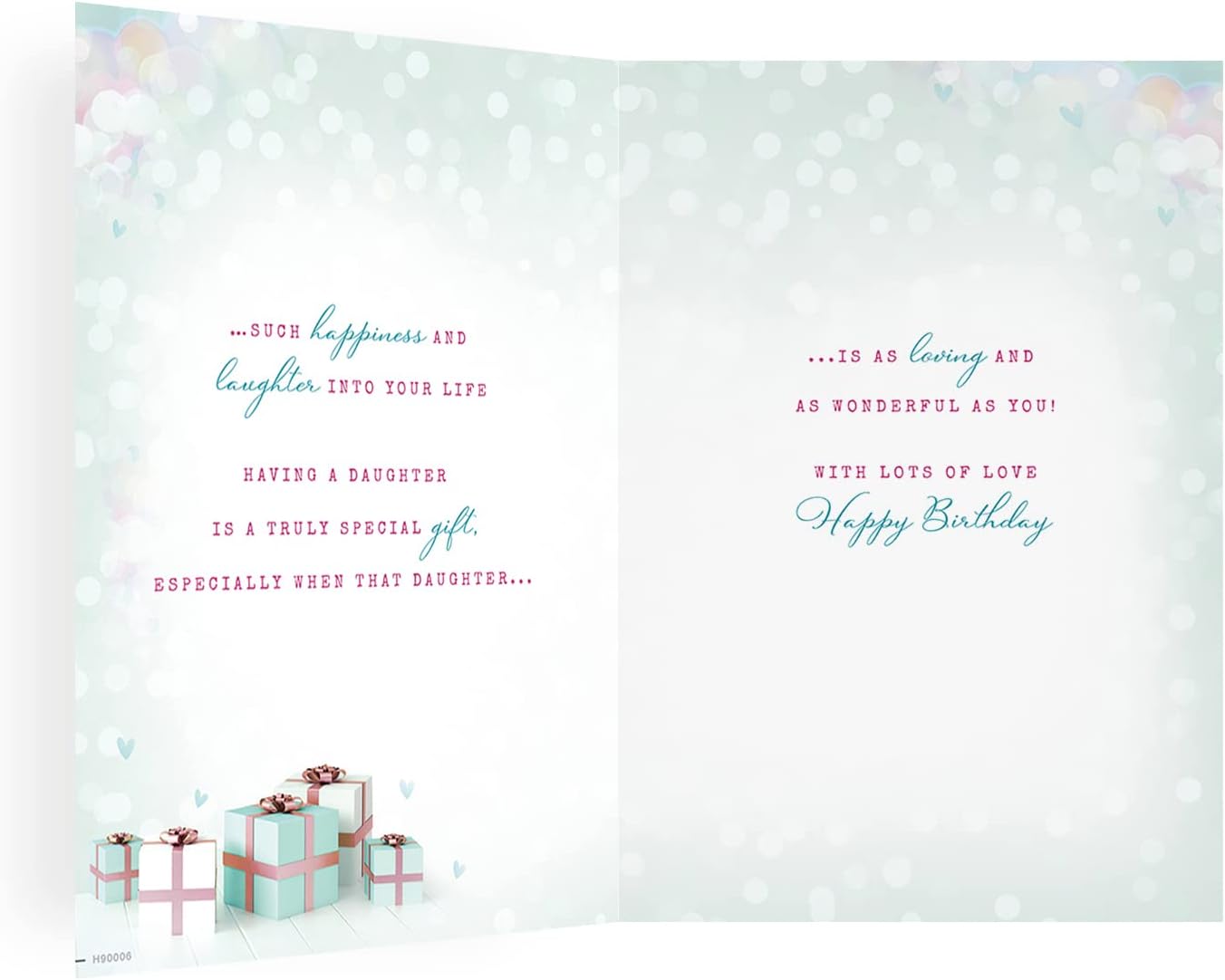 Piccadilly Greetings Avant Garde Studios Birthday Card Daughter - 9 x 6 inches