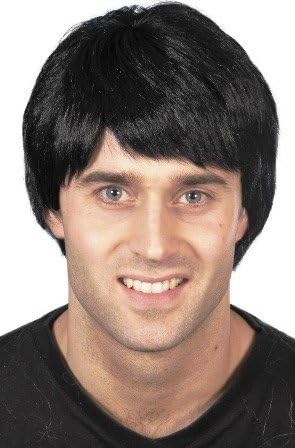 Smiffys Guy Fawkes Short Black Wig for Men