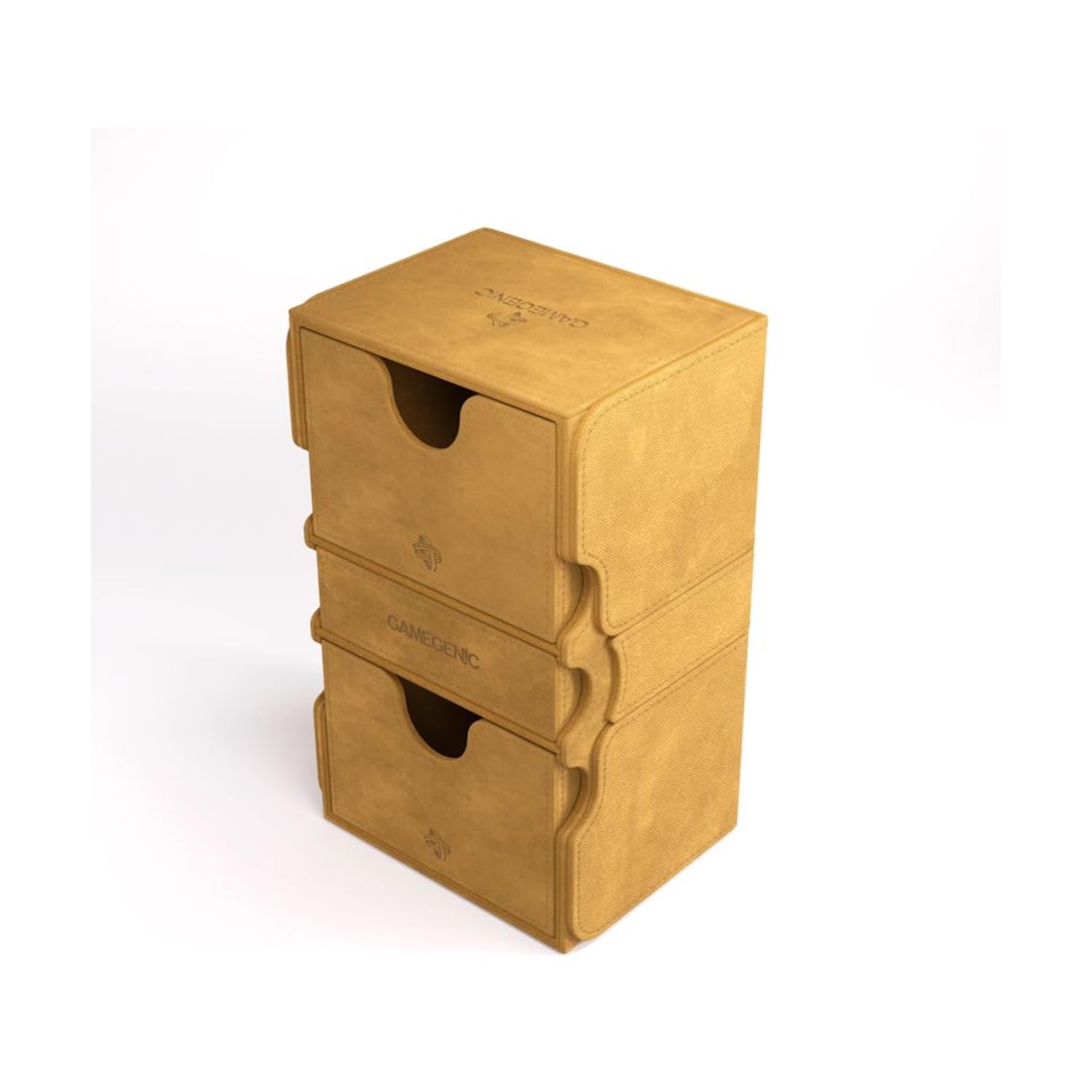 Gamegenic Stronghold 200+ XL Card Storage Box for 200 Double-Sleeved Cards - Sand