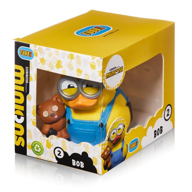 TUBBZ Boxed Edition Minions Bob Vinyl Rubber Duck Figure - Official Despicable Me 4 Collectible 5