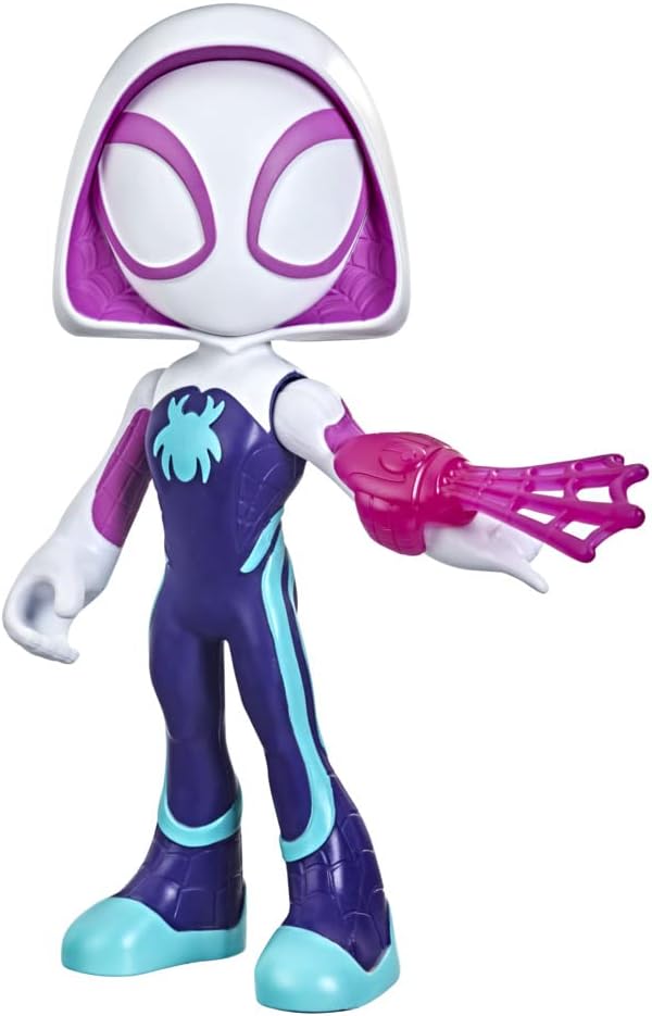 Hasbro Marvel Spidey and His Amazing Friends Supersized Ghost-Spider Action Figure - 22.5 cm Poseable Super Hero Toy