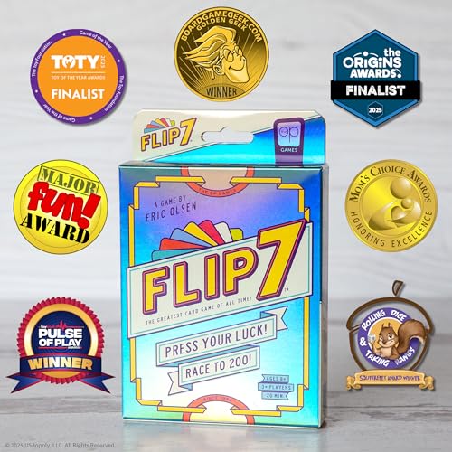 USAopoly Flip 7 Card Game for 3+ Players, Ages 8+, 20-Minute Play Time 3
