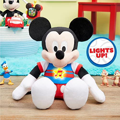 Mickey Mouse Singing Fun Plush - Interactive Light-Up Toy for Ages 3+ (14619)