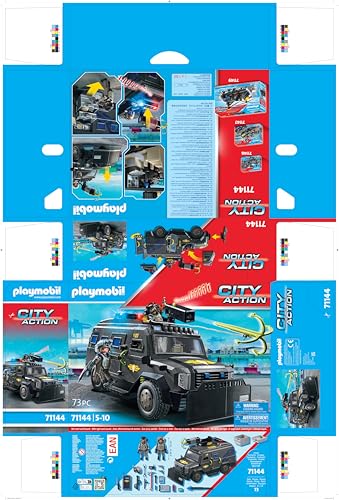Playmobil 71144 Tactical Police All-Terrain Vehicle - Light & Sound Effects, Ages 5+ 8