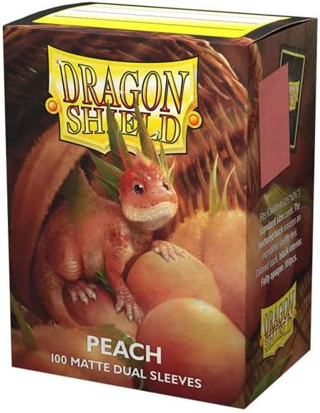 Dragon Shield Standard - Dual Matte Peach (100 Sleeves)