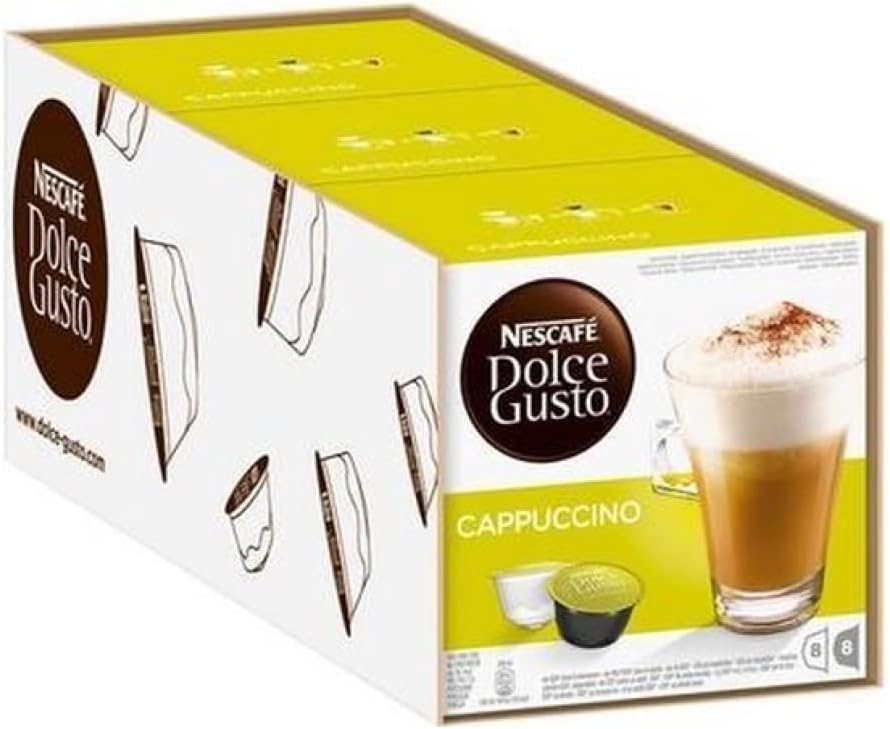 NESCAFÉ Dolce Gusto Cappuccino-Kaffeepads – 45 Kapseln (3 Schachteln mit 30 Pads, ergibt 45 Cappuccinos) 7