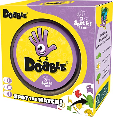 Asmodee Dobble-Kartenspiel für 2–8 Spieler, ab 6 Jahren, 15 Minuten Spielzeit (2er-Pack) 7