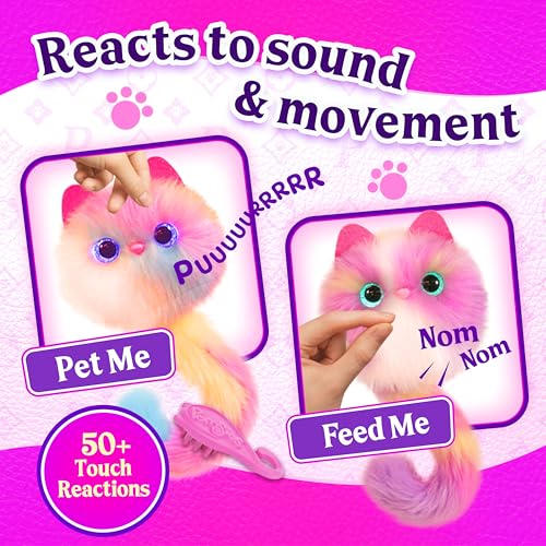 Pomsies Roxy Interactive Plush Toy - Light-Up Eyes, Dance & Pet Modes 12