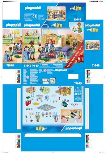 Playmobil 71649 MyLife Toddler Group Promo Pack - Playset with 5 Figures & 69 Accessories for Ages 4+ 7