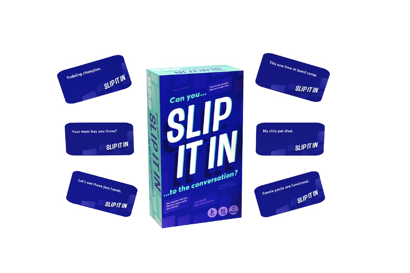 Gray Matters Games Slip It In - Party Card Game for Adults | Ages 14+ | 2.25 inch x 8.75 inch