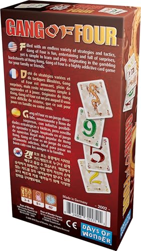 Days of Wonder Gang of Four Strategie-Kartenspiel 6