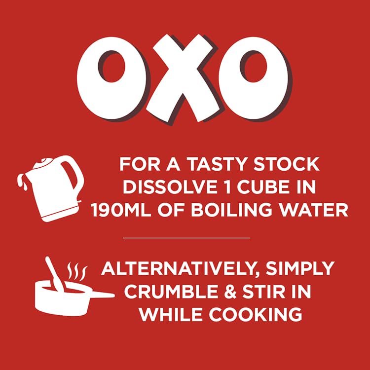 OXO Beef Stock Cubes - 60 Count, 378g Pack | Rich Meat Juices | Versatile Cooking 7