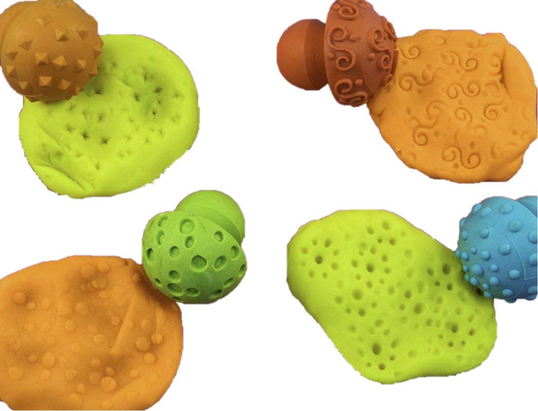 Craftplay My First Art Tools - Pack of 4 Dough & Paint Stampers for Toddlers 3