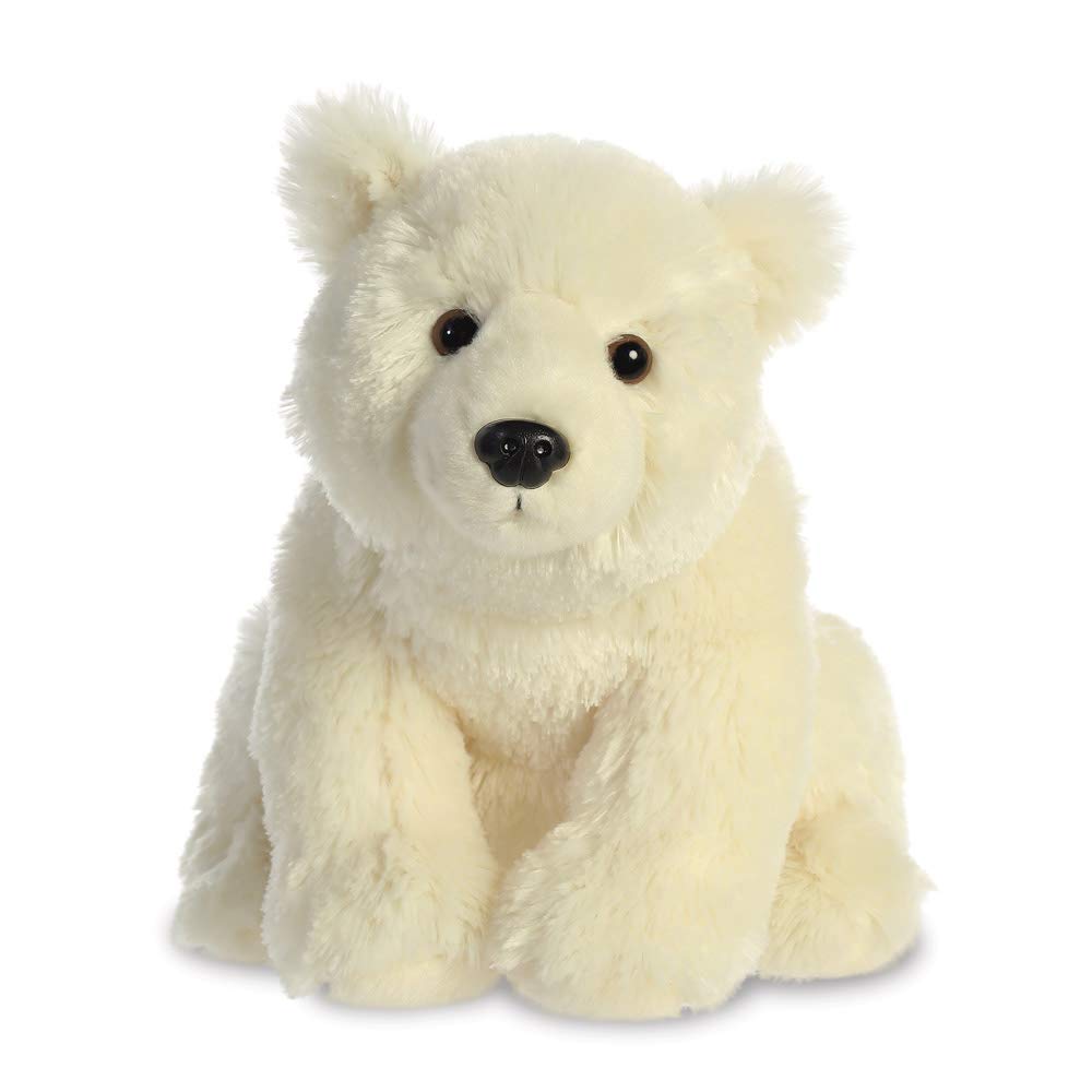 Aurora Polar Bear Plush - Soft Stuffed Animal from Destination Nation Collection