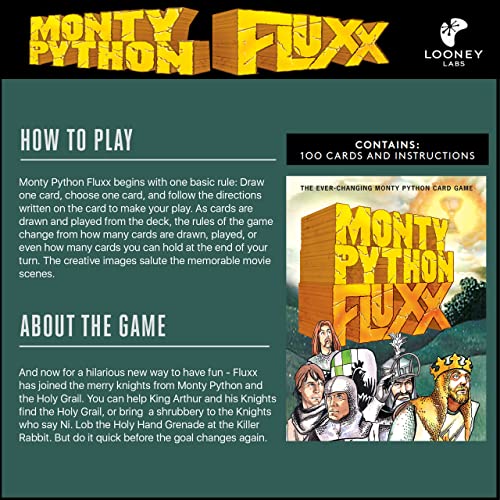 Looney Labs Monty Python Fluxx Card Game (LOO036) 3