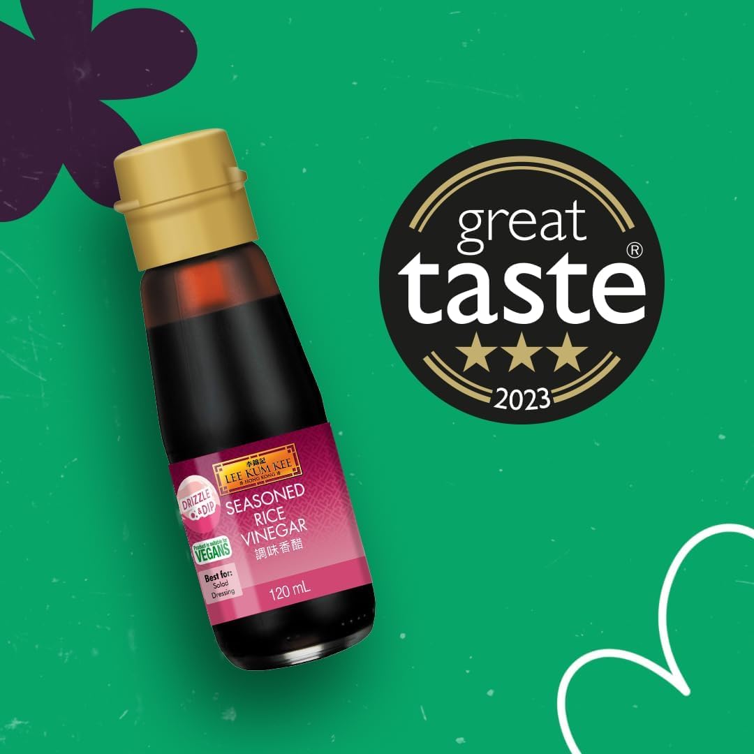 Lee Kum Kee Table Sauce Set – 4×120ml | Oriental Sesame, Hot Chilli, Sweet Soy & Rice Vinegar 3