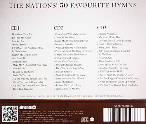 Various - Nations 50 Favourite Hymns [3 CD Box set]