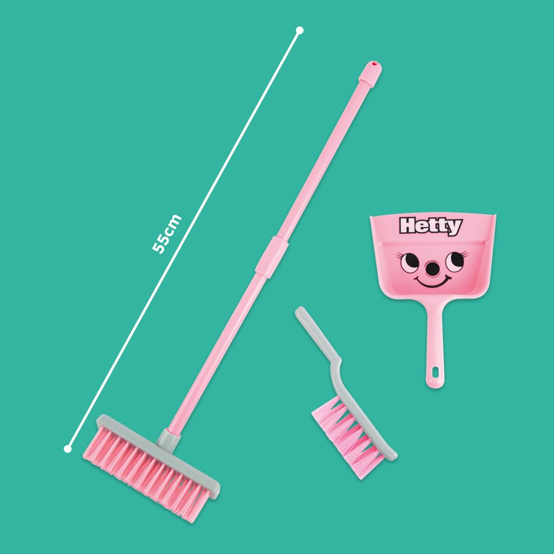 Casdon Hetty Brush Set - Pretend Play Cleaning Toys for Ages 3+