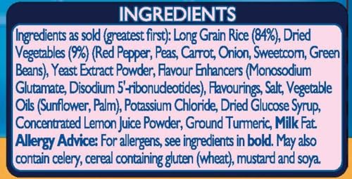 Batchelors Super Rice Golden Vegetable Flavour Low Fat Ready Meal, 90 g 8