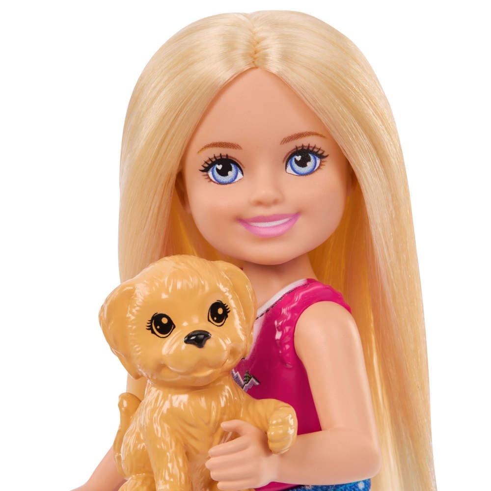 Barbie Chelsea Outdoor Adventures Playset - Chelsea Doll, Puppy, Campfire Accessories | Ages 3+