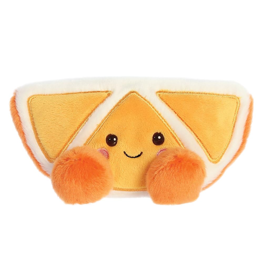 AURORA Palm Pals Tucker Mandarin Stuffed Toy - 5In, Orange & White | Suitable from Birth 1
