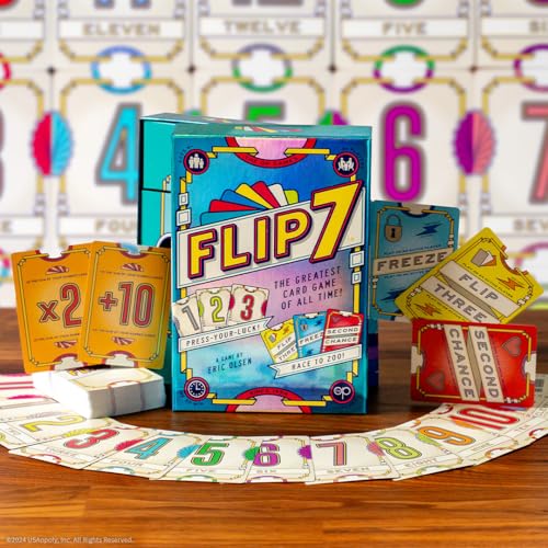USAopoly Flip 7 Kartenspiel 11
