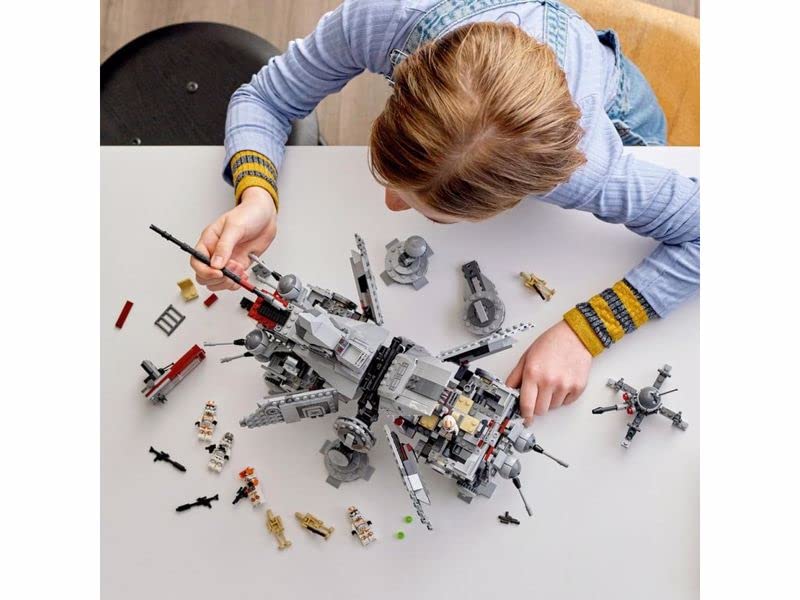 LEGO 75337 Star Wars AT-TE Walker Building Set - Poseable Vehicle with 5 Minifigures, 9+ Years 10