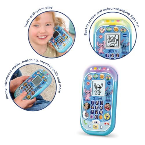 VTech Stitch Learning Phone - Interactive Educational Toy for Ages 4+ 9