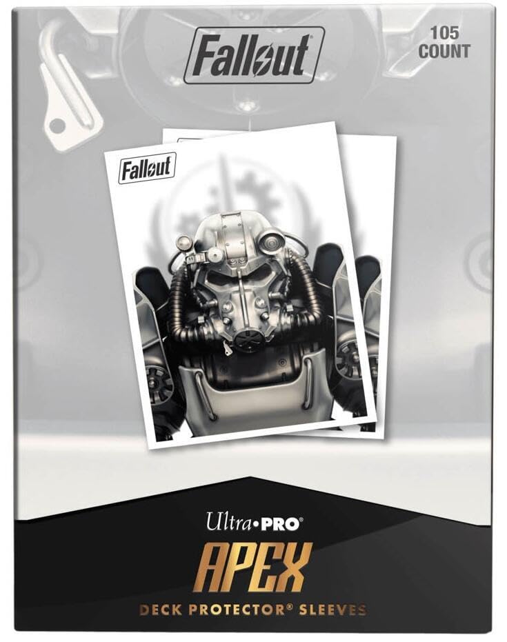 Ultra Pro Fallout Brotherhood of Steel APEX Deck Protector Sleeves (105 Count)