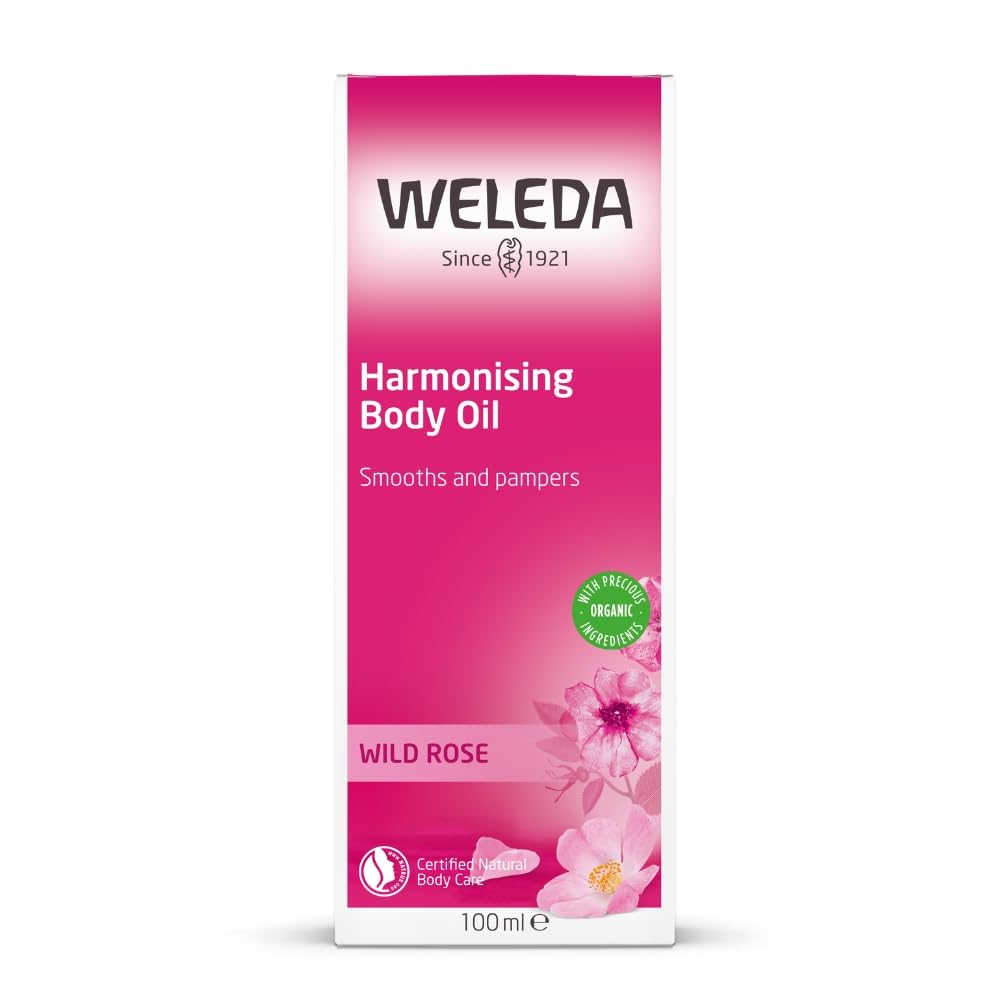 WELEDA Organic Wild Rose Body Oil - Smoothening | 100 ml
