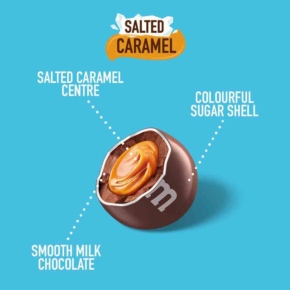 M&Ms Salted Caramel Chocolate Pouch, 102g 3