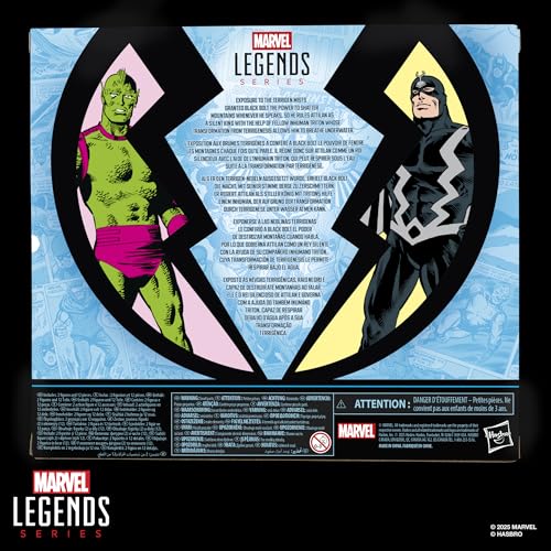 Marvel Legends Series Black Bolt & Marvel’s Triton Inhumans Action Figure Two-Pack 16