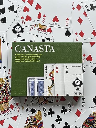 Piatnik Canasta Double Deck Playing Cards | Card Game Set 3